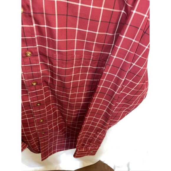 Brooks Brothers 346 Men’s Dress Shirt Size Large Red Striped Business Formal - Picture 7 of 12